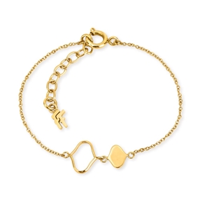 Chic Princess Yellow Gold Plated Bracelet-